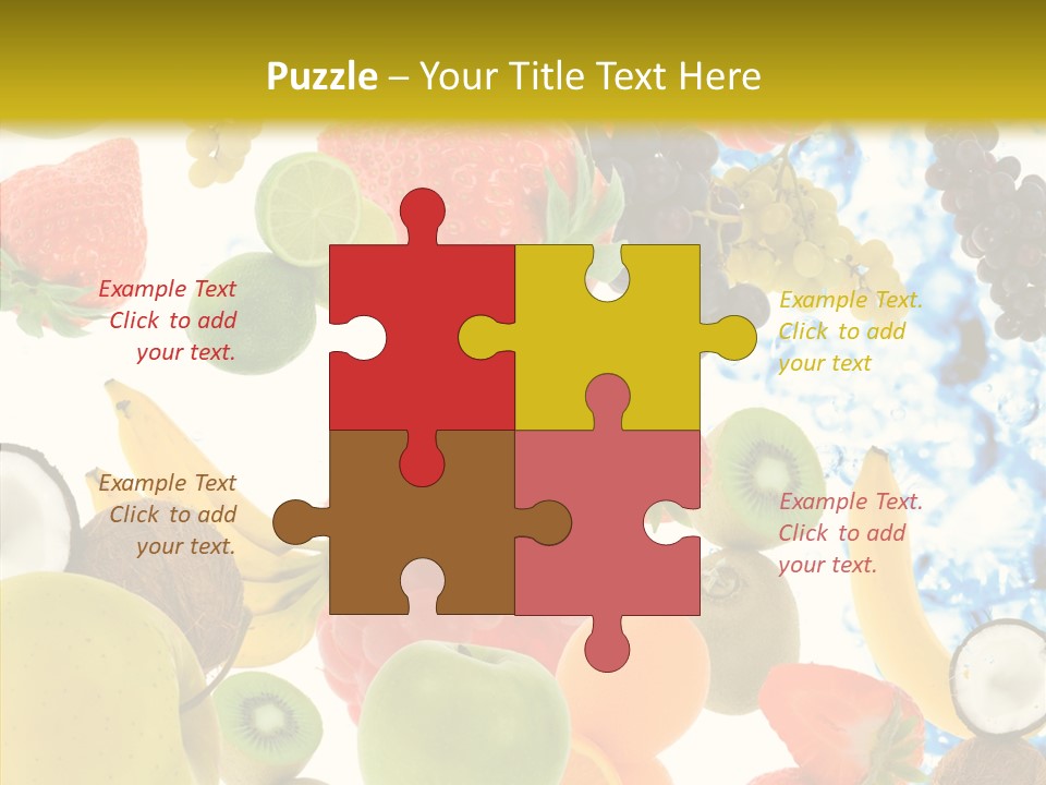 Seasonal Reflection Healthy PowerPoint Template