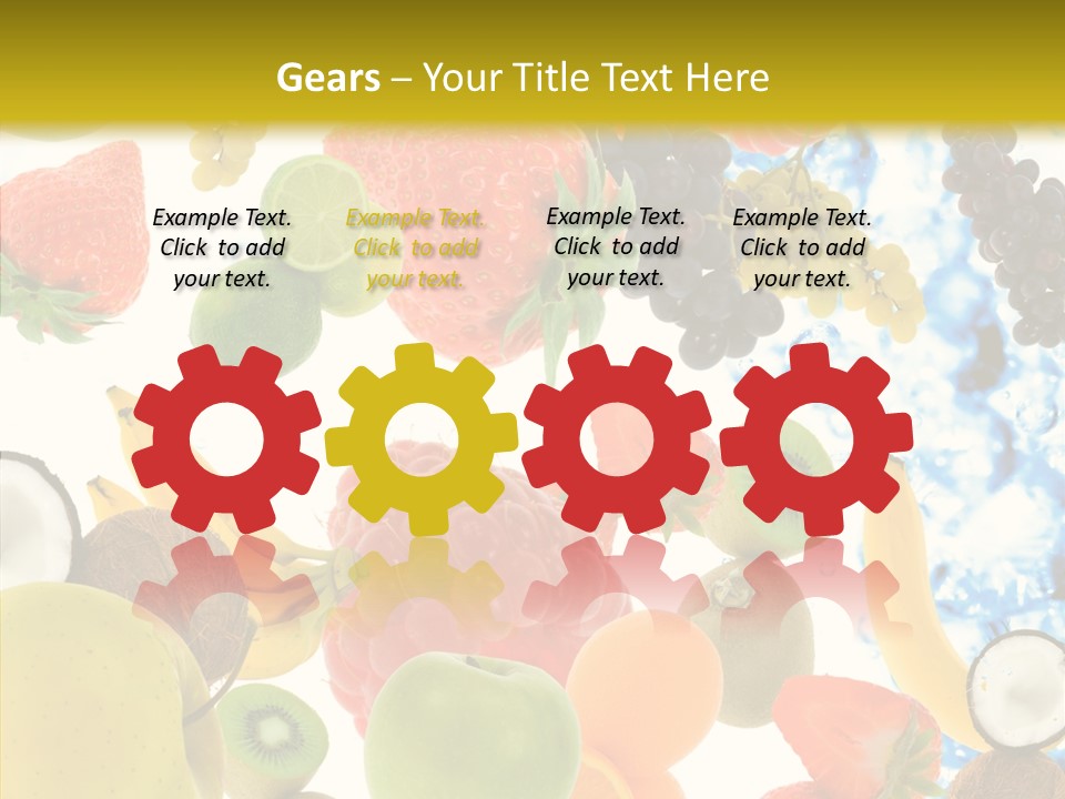 Seasonal Reflection Healthy PowerPoint Template