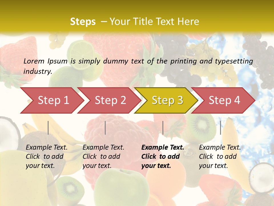 Seasonal Reflection Healthy PowerPoint Template