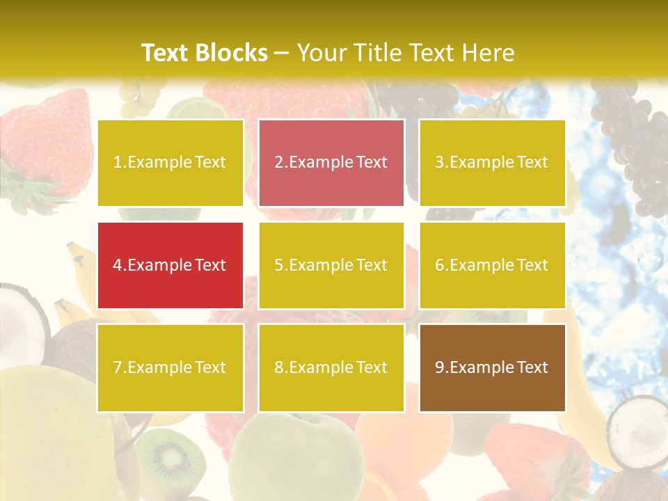 Seasonal Reflection Healthy PowerPoint Template