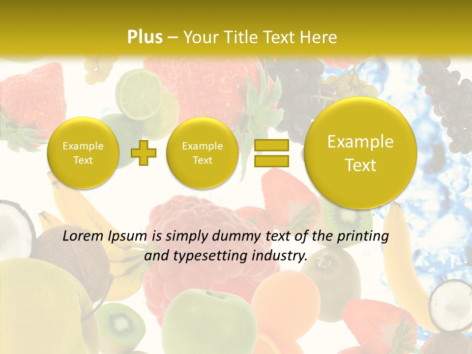 Seasonal Reflection Healthy PowerPoint Template