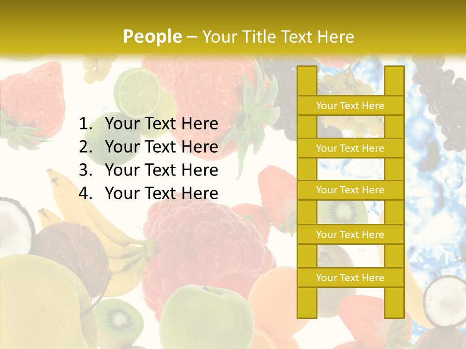 Seasonal Reflection Healthy PowerPoint Template