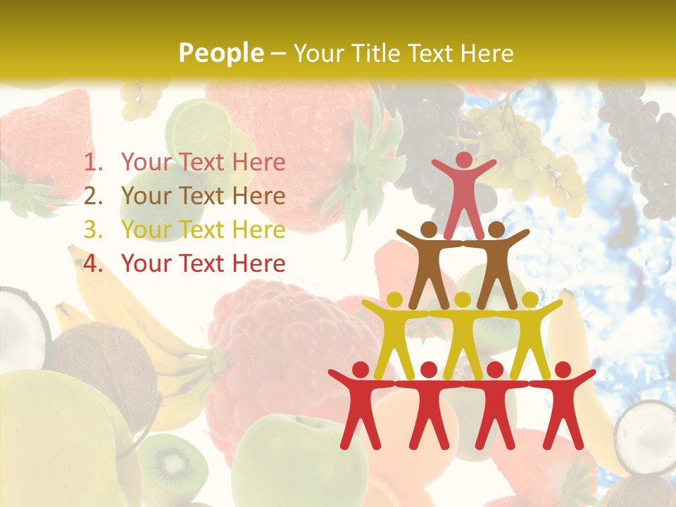 Seasonal Reflection Healthy PowerPoint Template