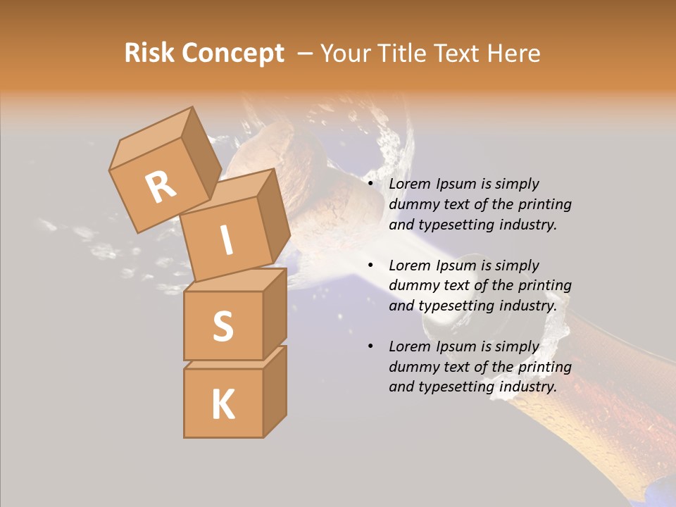 Cork Photography Shot PowerPoint Template