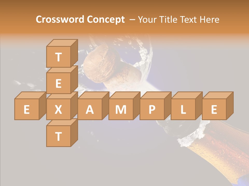 Cork Photography Shot PowerPoint Template