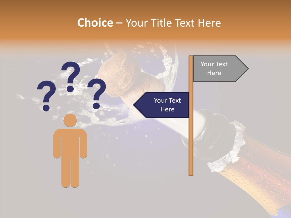 Cork Photography Shot PowerPoint Template