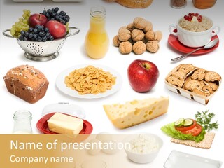 Honey Bread Butter PowerPoint Template