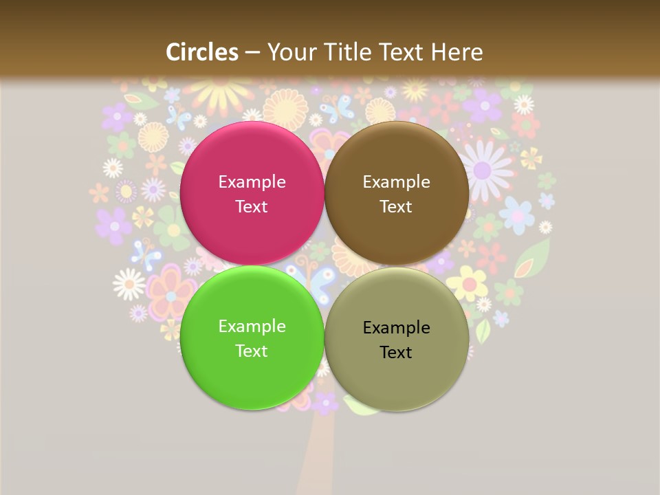 Marriage Green Black PowerPoint Template