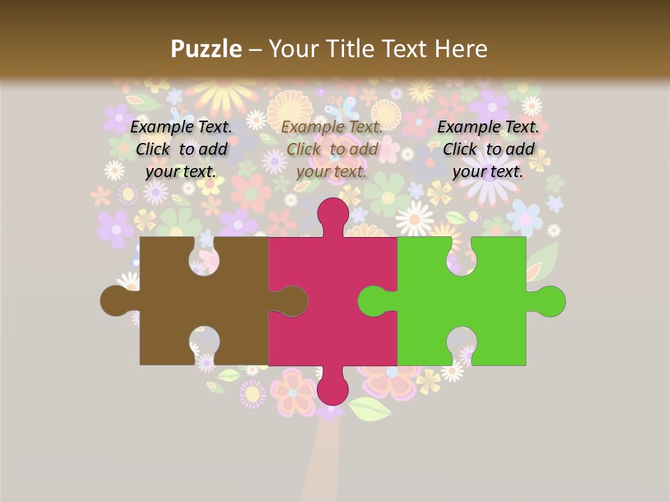 Marriage Green Black PowerPoint Template