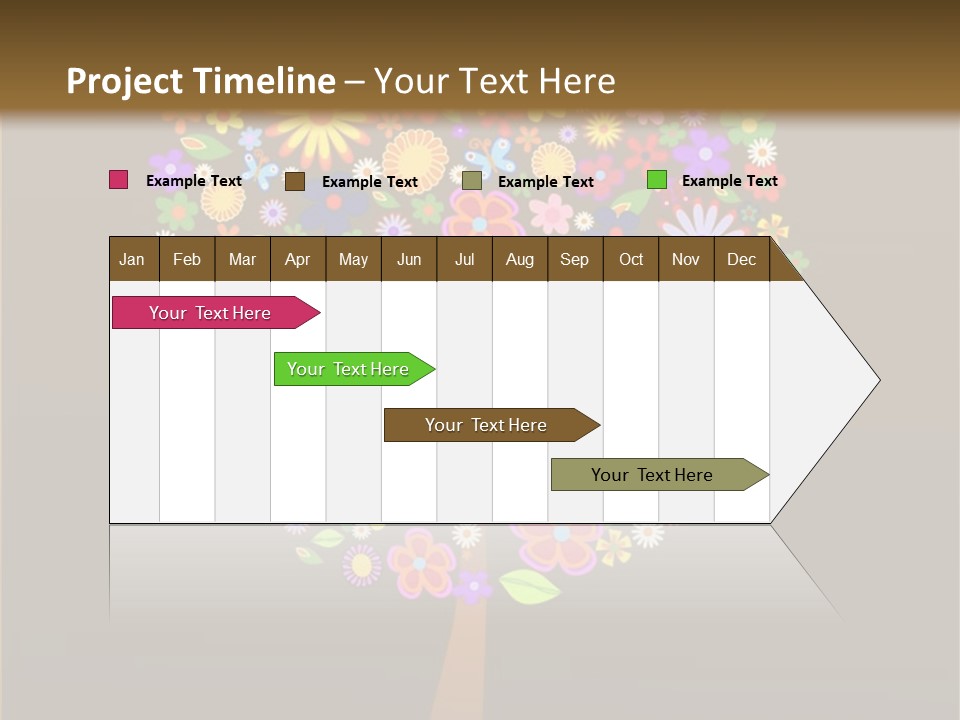 Marriage Green Black PowerPoint Template