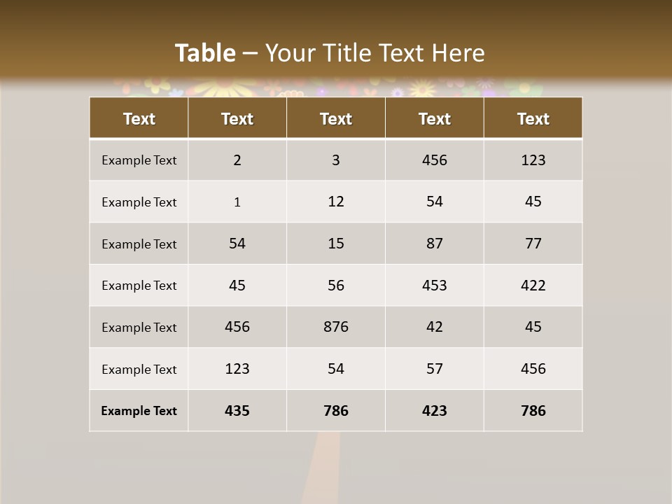 Marriage Green Black PowerPoint Template
