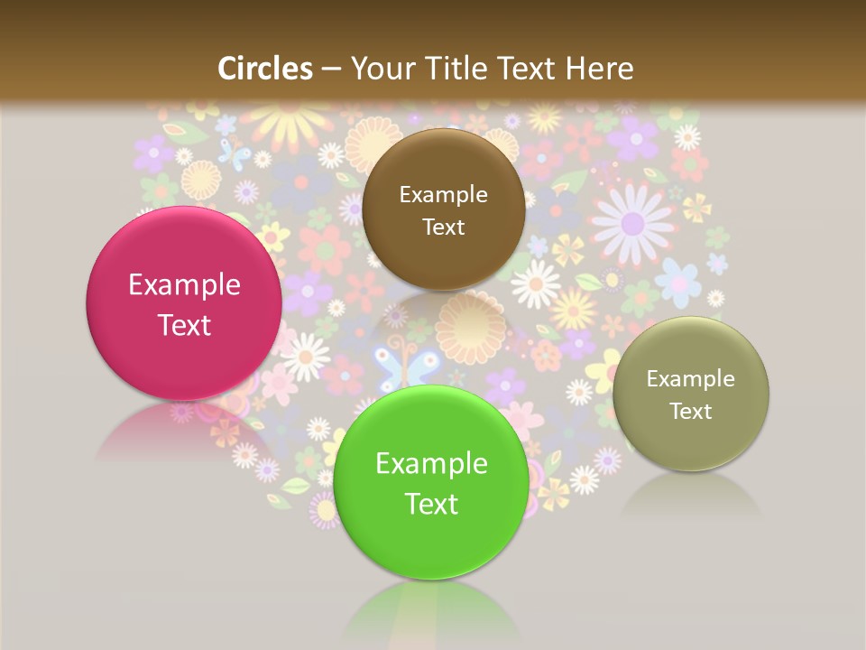 Marriage Green Black PowerPoint Template