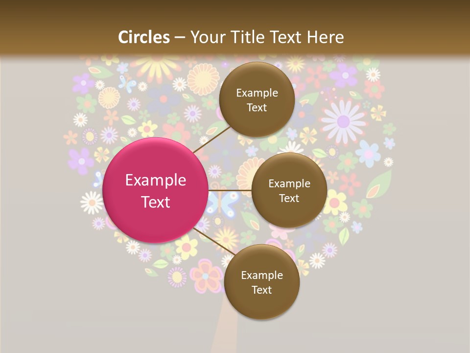 Marriage Green Black PowerPoint Template