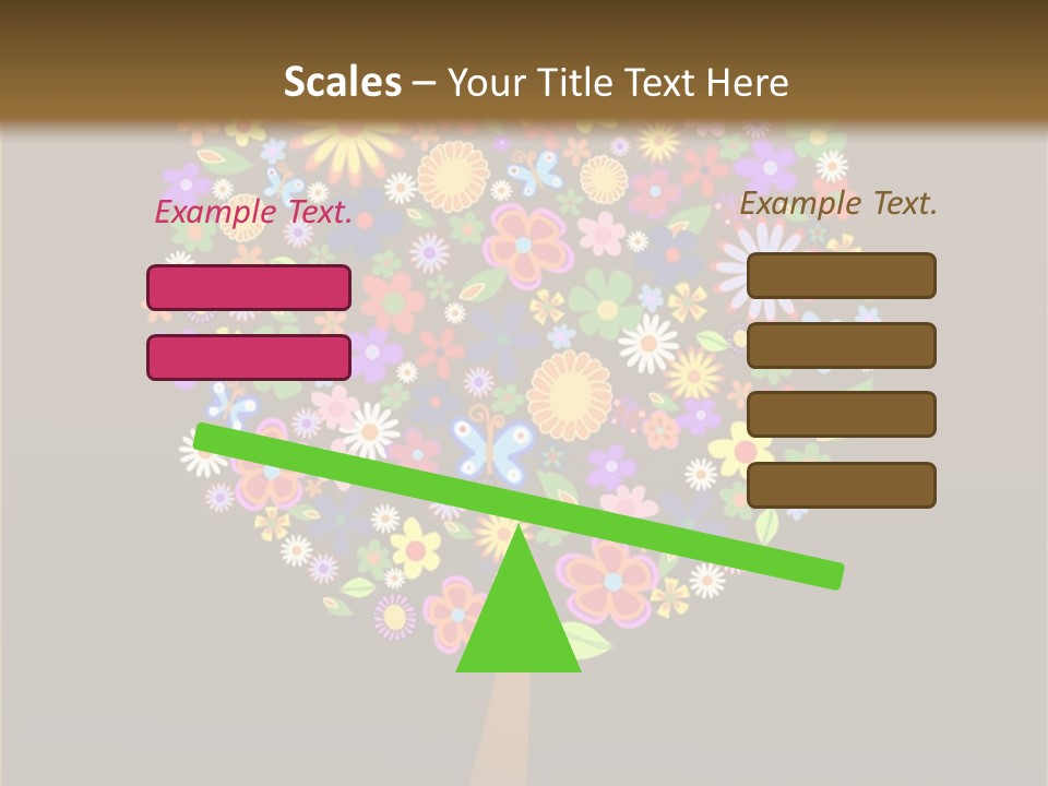 Marriage Green Black PowerPoint Template