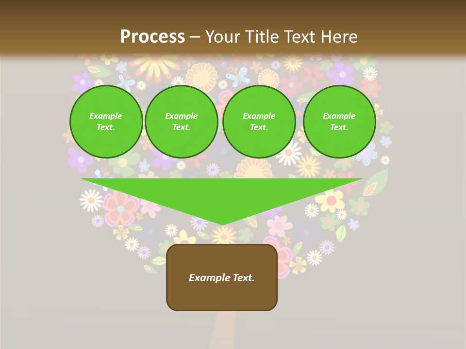 Marriage Green Black PowerPoint Template