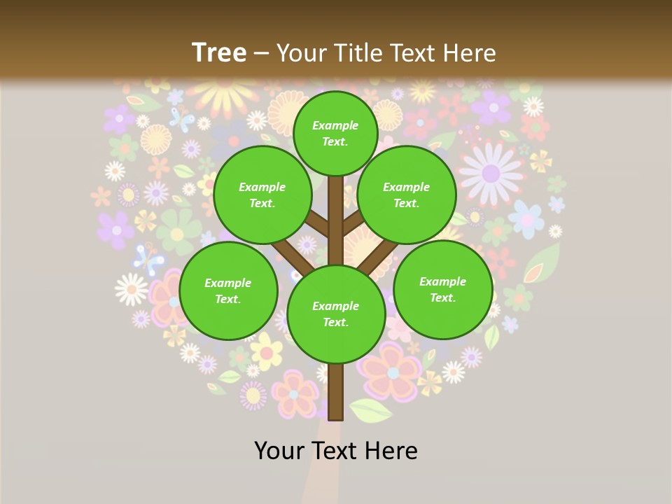 Marriage Green Black PowerPoint Template