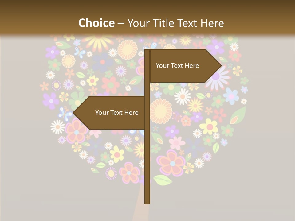 Marriage Green Black PowerPoint Template