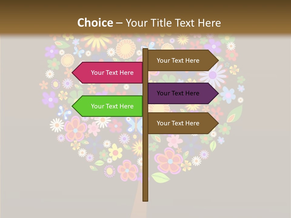 Marriage Green Black PowerPoint Template