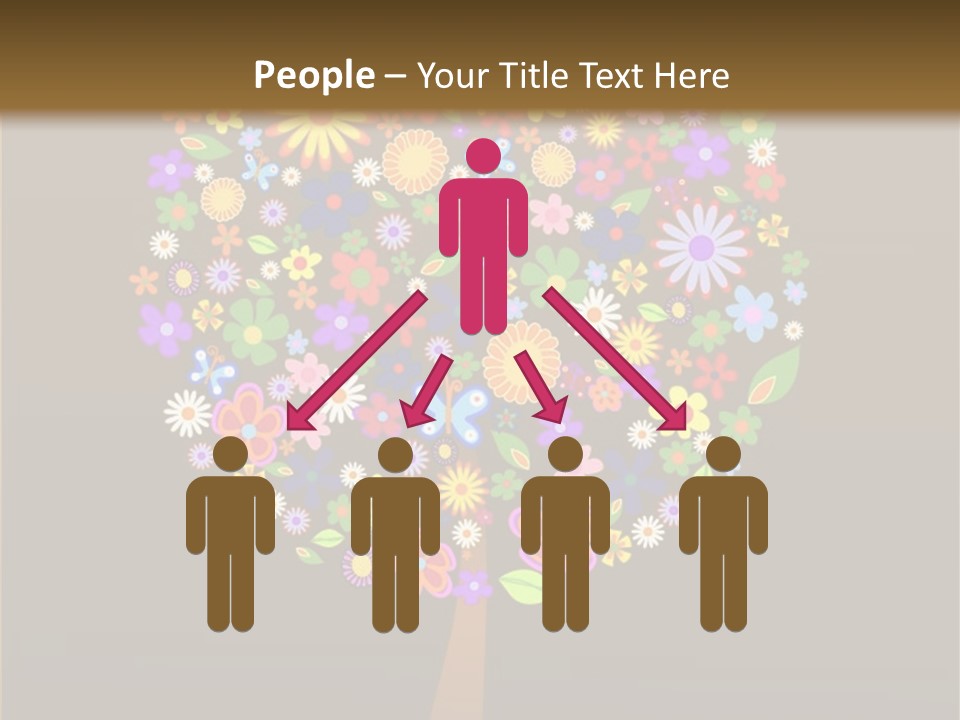 Marriage Green Black PowerPoint Template