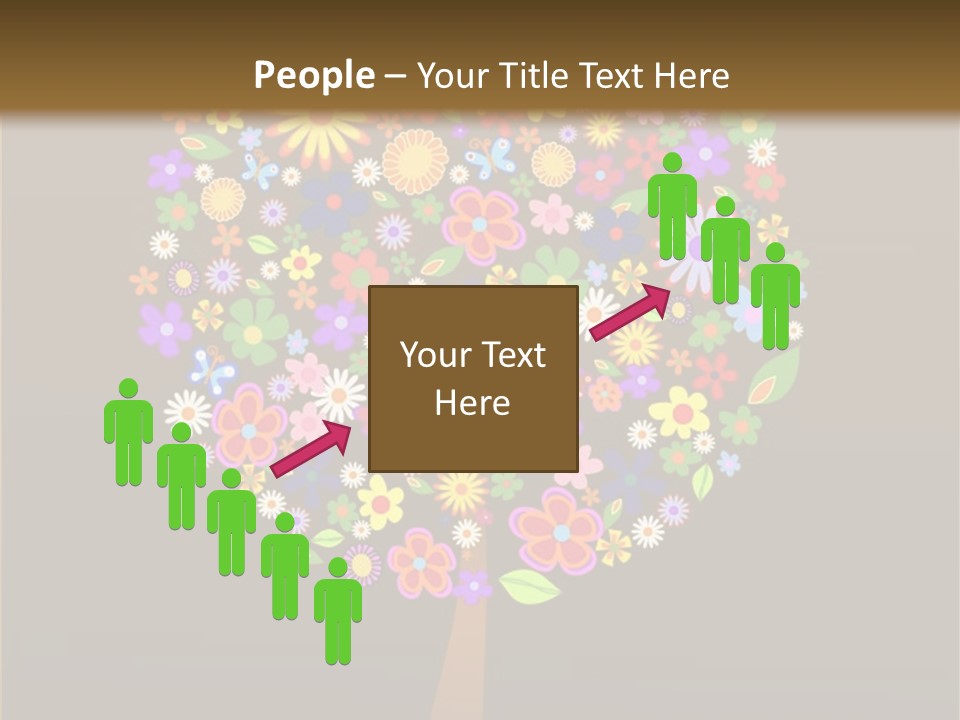 Marriage Green Black PowerPoint Template