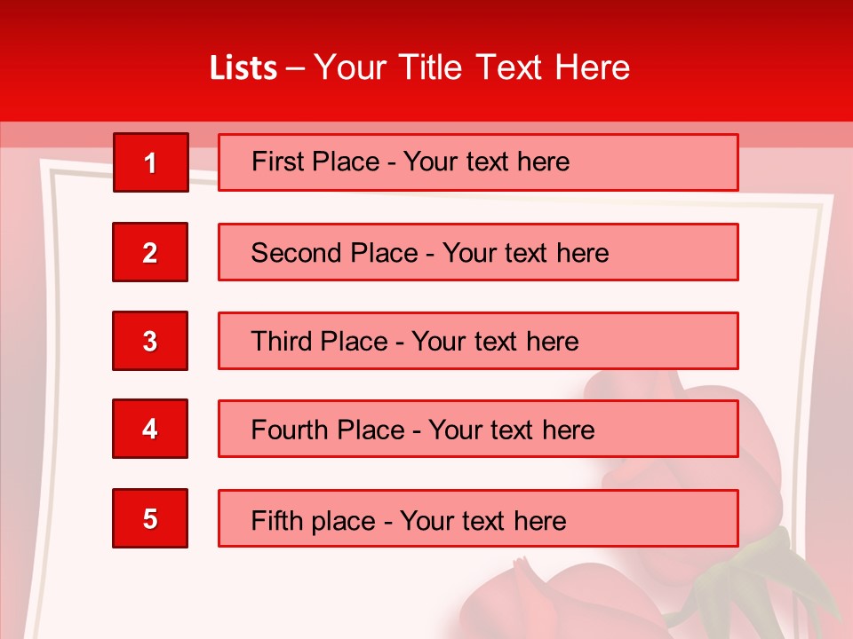 Illustration White Space PowerPoint Template