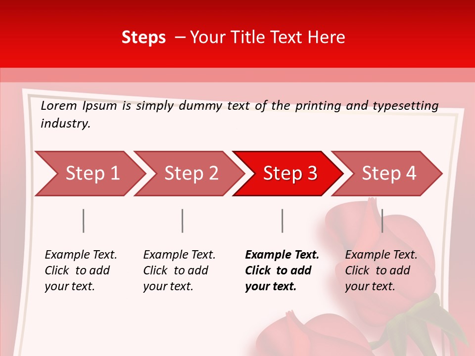Illustration White Space PowerPoint Template