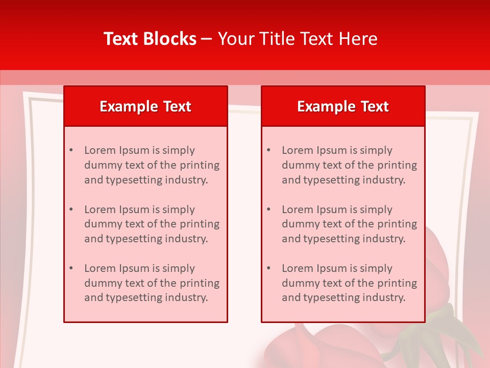 Illustration White Space PowerPoint Template