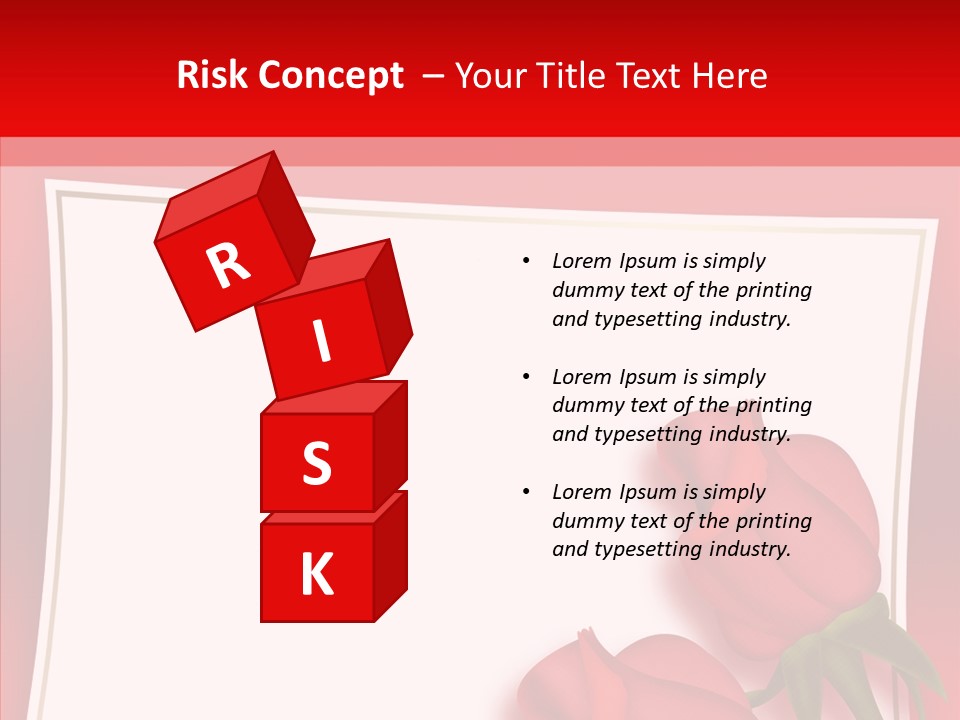 Illustration White Space PowerPoint Template