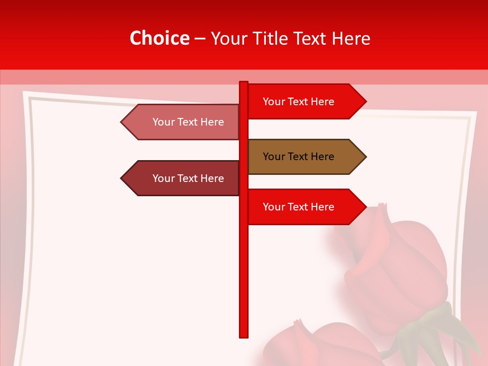 Illustration White Space PowerPoint Template