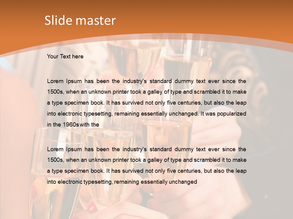 Birthday Celebrate Flirt PowerPoint Template