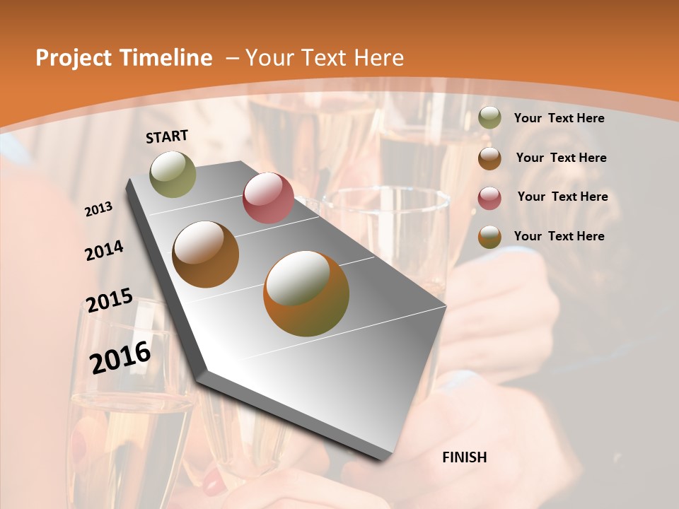 Birthday Celebrate Flirt PowerPoint Template