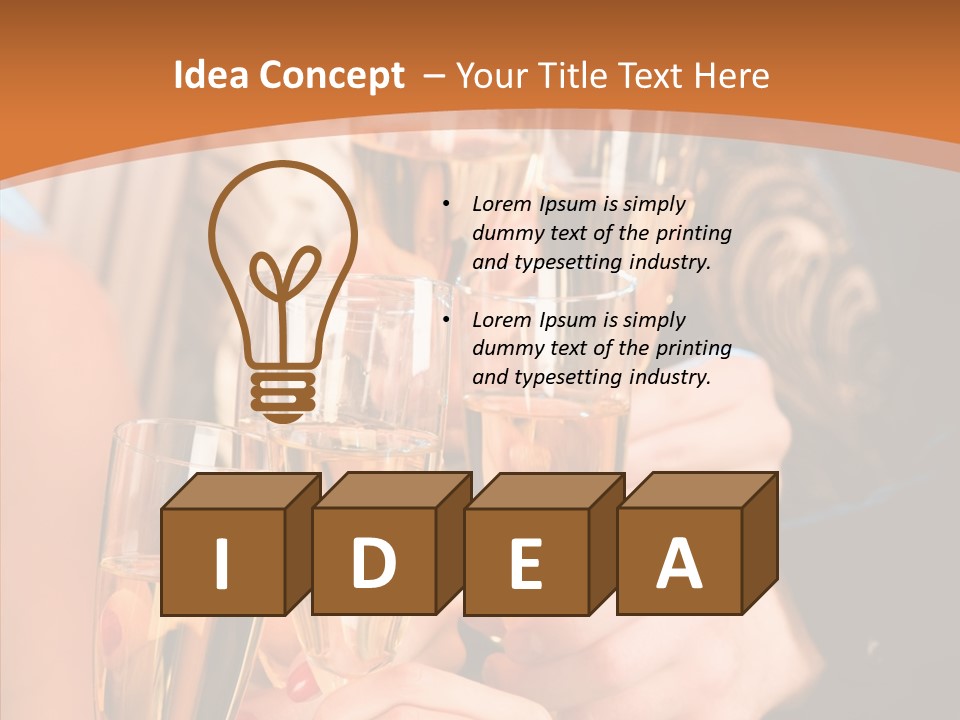 Birthday Celebrate Flirt PowerPoint Template