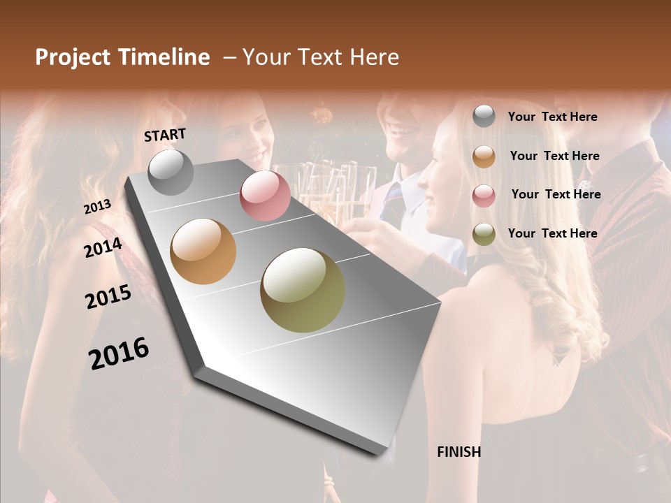Celebrating Female Girl PowerPoint Template