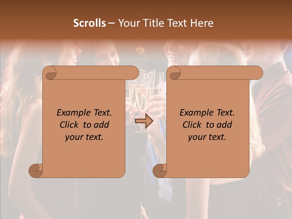 Celebrating Female Girl PowerPoint Template