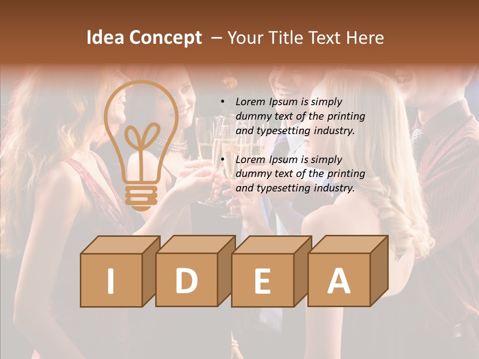 Celebrating Female Girl PowerPoint Template