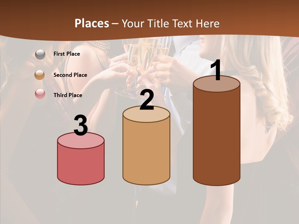 Posh Champagne Alcohol PowerPoint Template