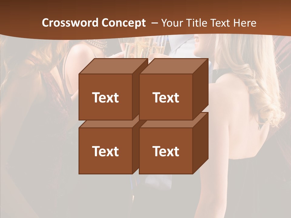 Posh Champagne Alcohol PowerPoint Template