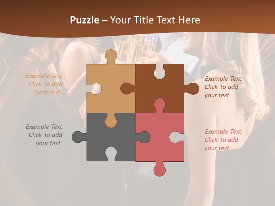 Posh Champagne Alcohol PowerPoint Template