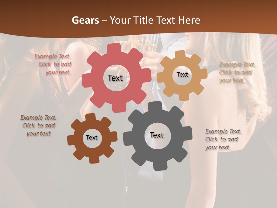 Posh Champagne Alcohol PowerPoint Template