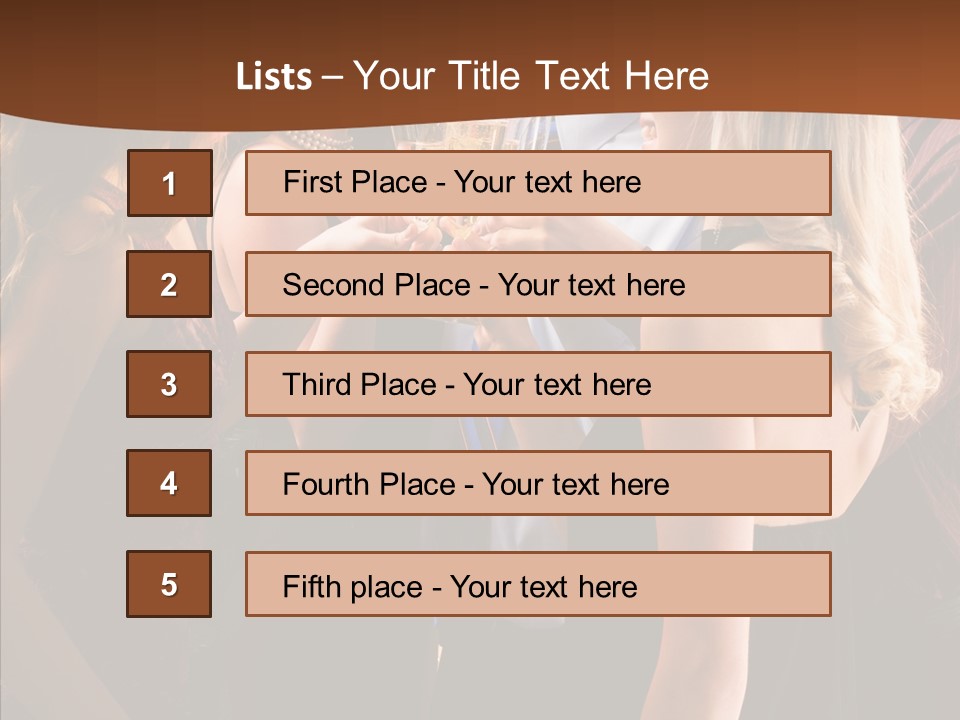 Posh Champagne Alcohol PowerPoint Template