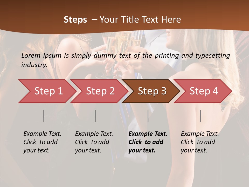 Posh Champagne Alcohol PowerPoint Template