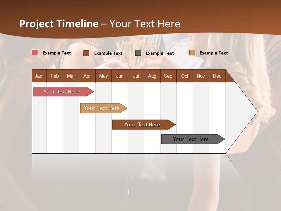 Posh Champagne Alcohol PowerPoint Template