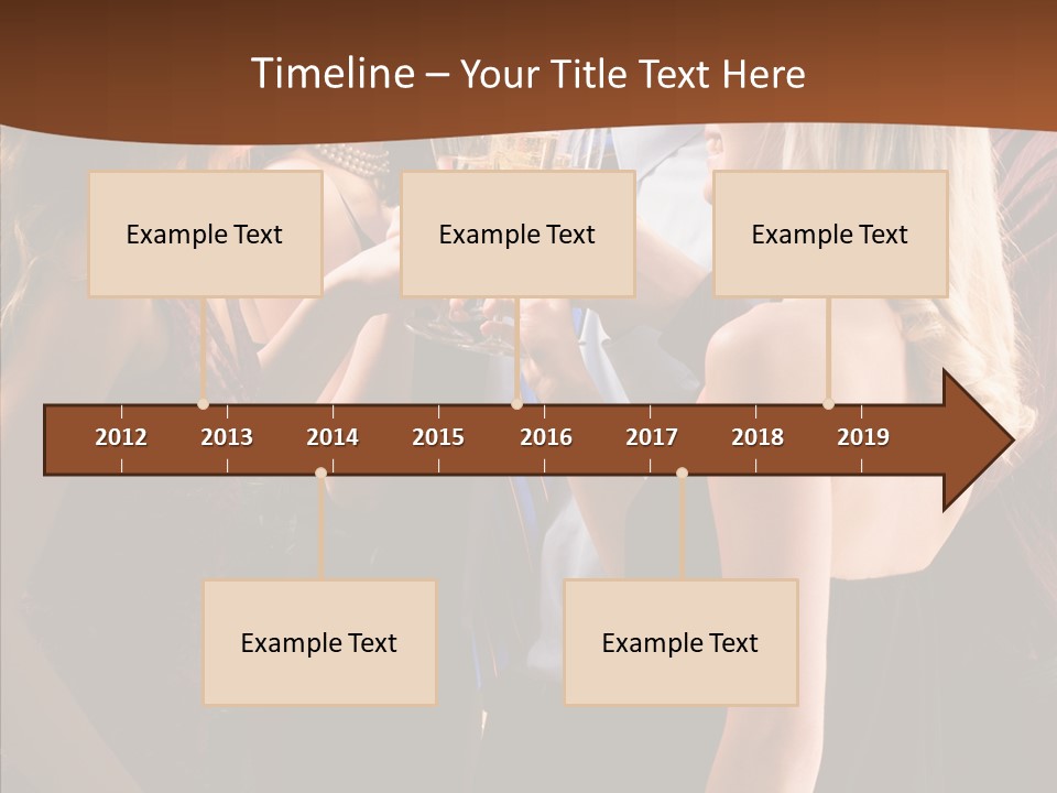 Posh Champagne Alcohol PowerPoint Template