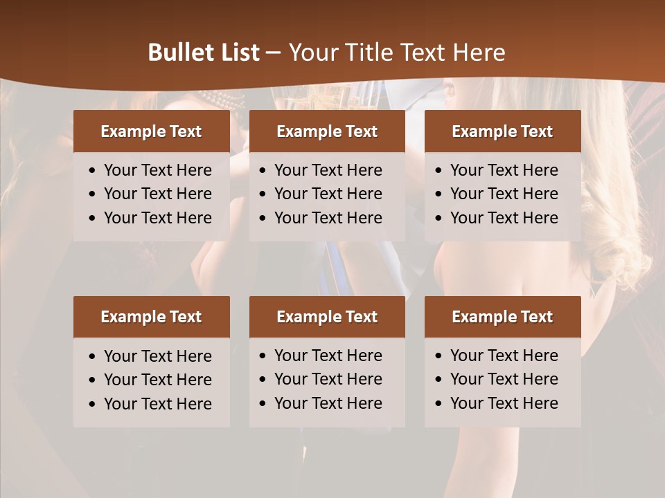 Posh Champagne Alcohol PowerPoint Template