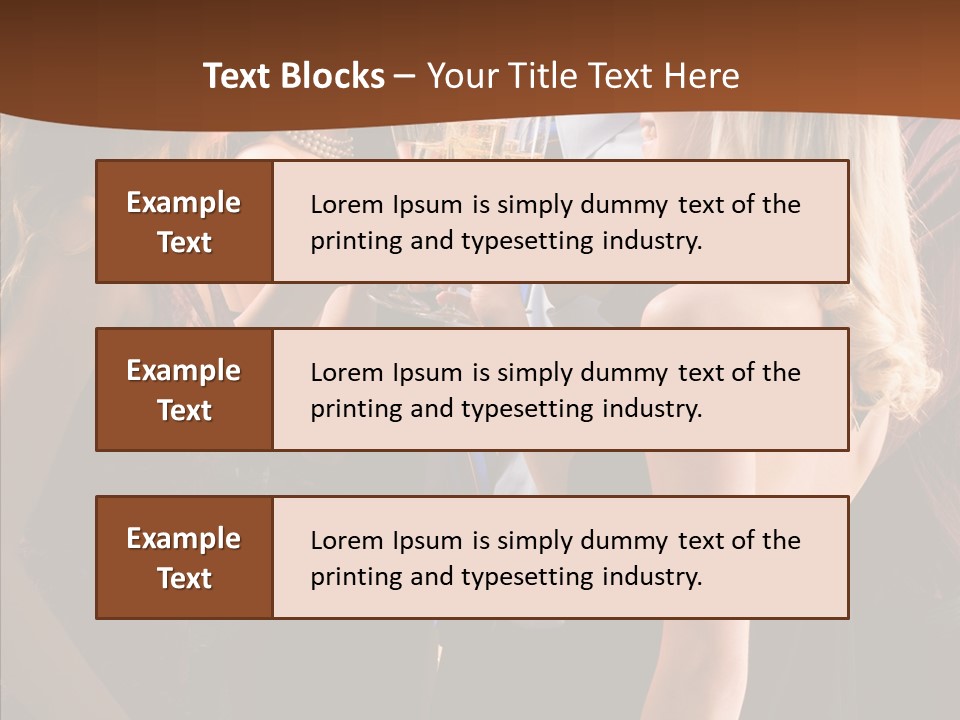 Posh Champagne Alcohol PowerPoint Template