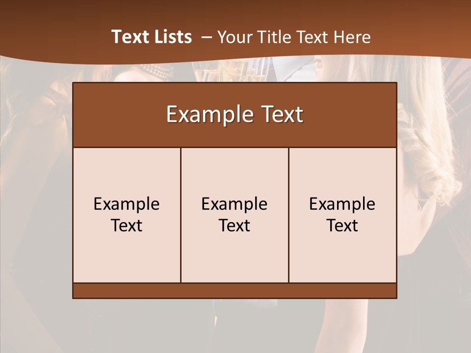 Posh Champagne Alcohol PowerPoint Template