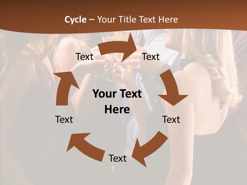 Posh Champagne Alcohol PowerPoint Template