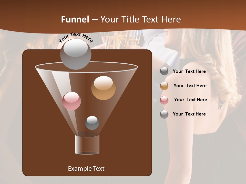 Posh Champagne Alcohol PowerPoint Template