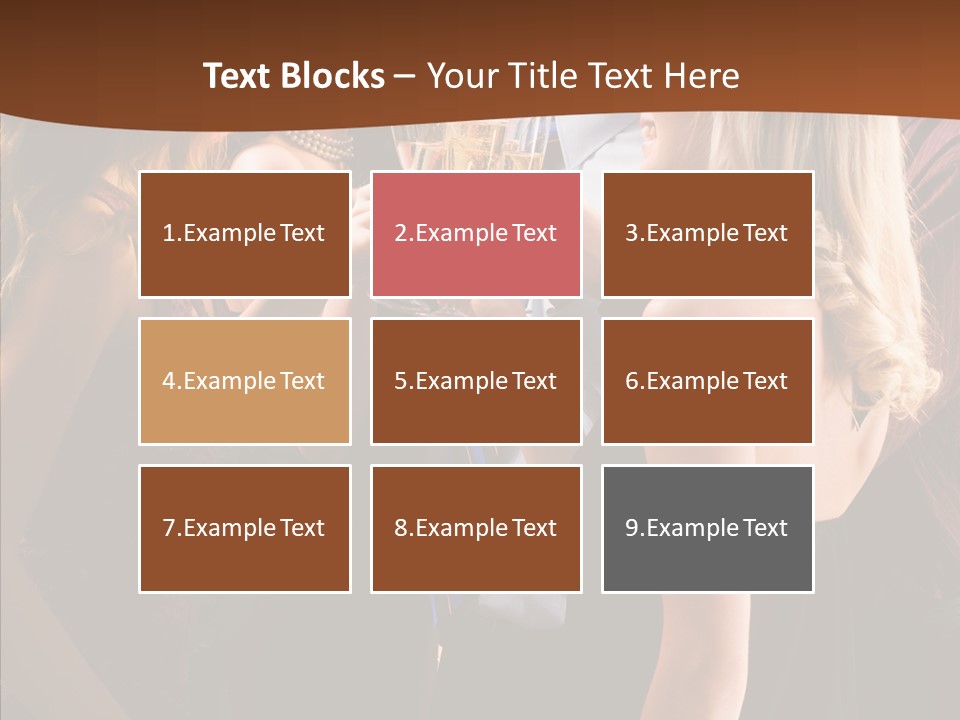 Posh Champagne Alcohol PowerPoint Template