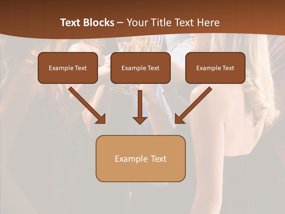 Posh Champagne Alcohol PowerPoint Template
